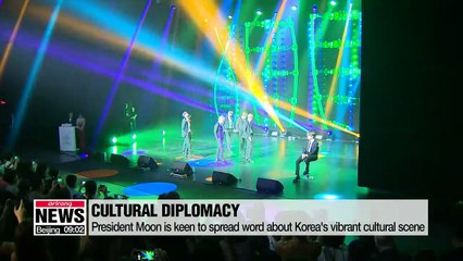 President Moon focuses on culture and green energy in Paris
