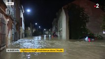 Aude: Inondations: Les images de sauvetage
