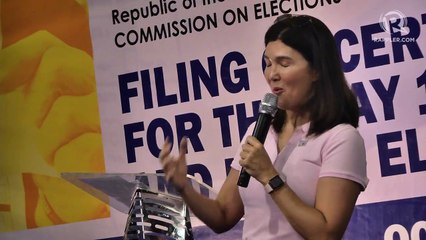 Pia Cayetano evades issue on Duterte OFW kiss