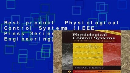 Best product  Physiological Control Systems (IEEE Press Series on Biomedical Engineering)