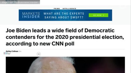 Poll: Joe Biden In Lead For Democratic Contentder 2020