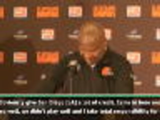 Jackson takes responsibility for poor Browns defeat