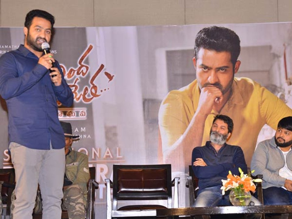 Jr NTR Speech @Aravindha Sametha Success Press Meet