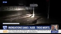 Inondations dans l'Aude: le bilan passe à 3 morts