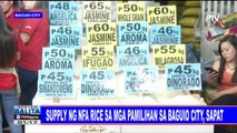 Supply ng NFA rice sa mga pamilihan sa Baguio City, sapat