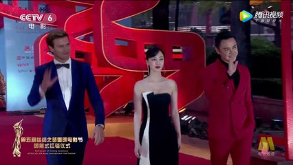 明道西装抢眼 《来自你的瓦伦汀》剧组走丝绸之路电影节红