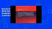 [P.D.F] Proceedings of 2018 Chinese Intelligent Systems Conference: Volume II (Lecture Notes in