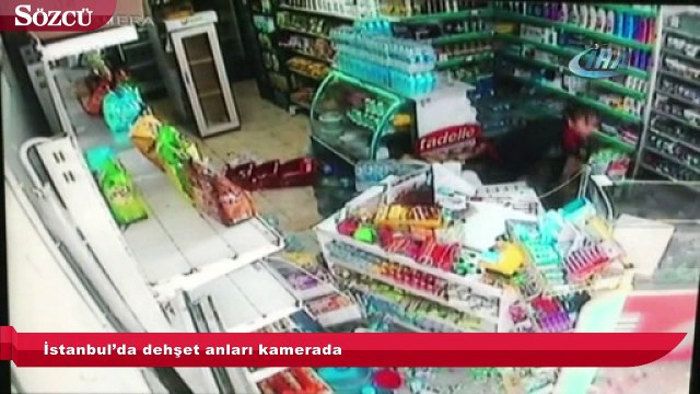 İstanbul’da dehşet anları kamerada