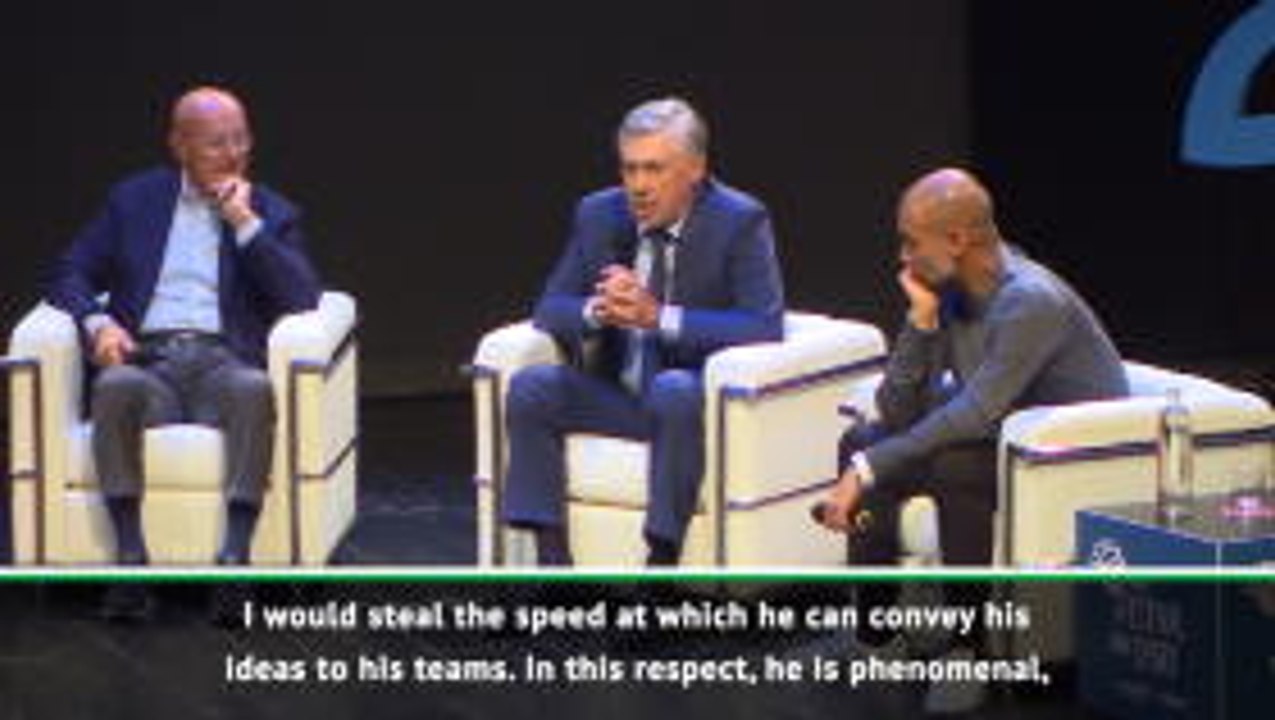 Ancelotti praises 'phenomenal' Guardiola