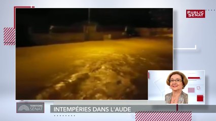 Aude : « Les rues sont de véritables rivières », témoigne la sénatrice Gisèle Jourda