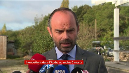 Intempérie : Edouard Philippe se rendra dans l’Aude lundi après-midi