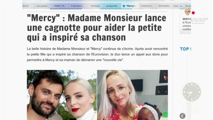 Le groupe Madame, Monsieur lance une cagnotte pour « Mercy »