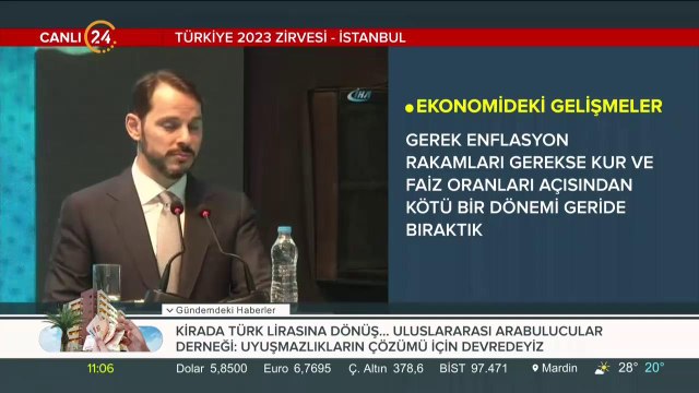 Hazine ve Maliye Bakanı Berat Albayrak