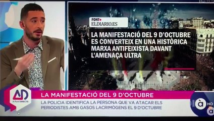 Llaman ultraderechista a Cristina Seguí en la televisión valenciana