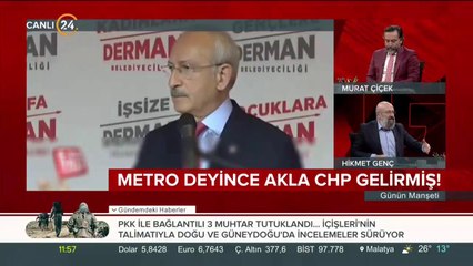 Metro deyince akla CHP gelirmiş