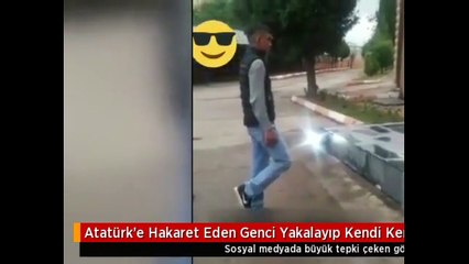 Atatürk büstüne tokat atan çocuğa ceza: Ben O..çocuğuyum dedirttiler!