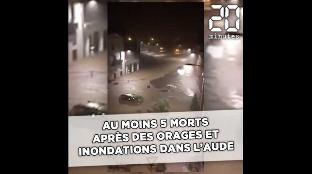 Au moins 6 morts après des orages et inondations dans l'Aude