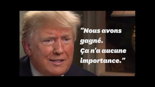 Trump a gagné , ses dérapages n'ont donc pas d'importance