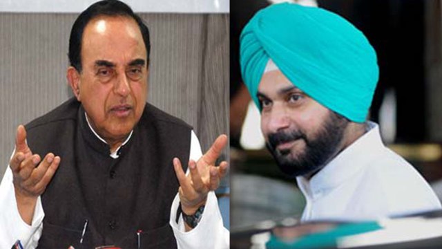 Navjot Singh Sidhu को Pakistan के हाथ की हैं कठपुतली बताया Subramanian Swamy ने | वनइंडिया हिन्दी