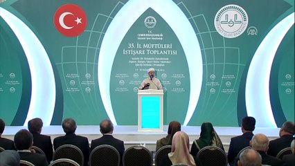 Erbaş: '1002 müftümüz var, bu büyük bir zenginlik' - ANKARA