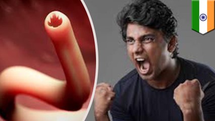 Really long parasitic worm removed from man's eyeball