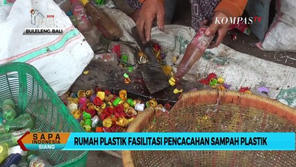Rumah Plastik Fasilitasi Pencacahan Sampah Plastik