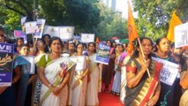 Sabarimala पर Supreme Court के फैसले और Kerala Government के खिलाफ NDA का protest | वनइंडिया हिंदी