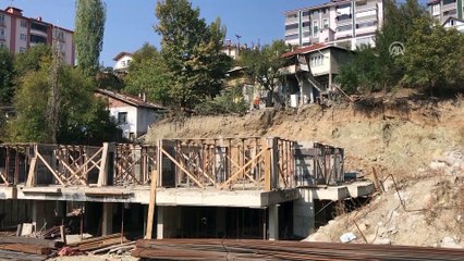 Karabük'te toprak kayması