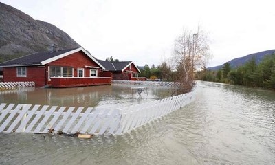 Norveç’te sel ve toprak kayması