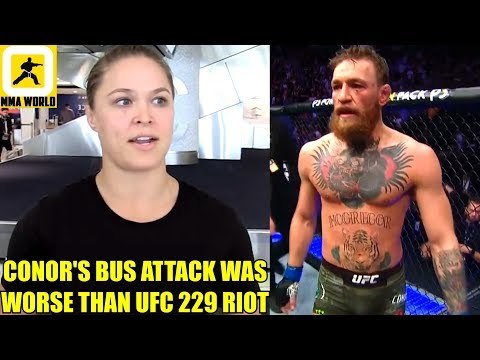 Khabib jumping out of the Octagon wasn't as bad as Conor McGregor throwing objects at a Bus,Lee