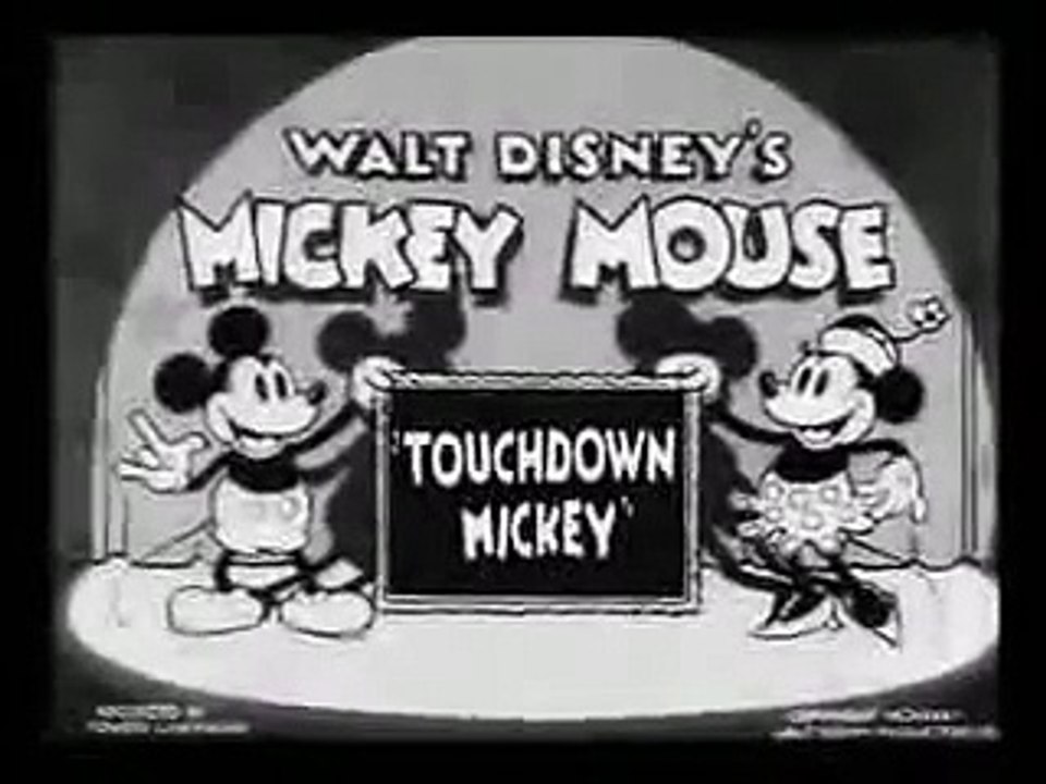 Mickey Mouse Touchdown Mickey 1933