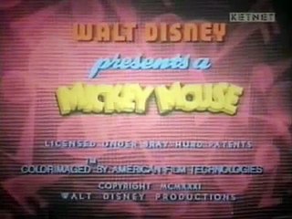 Mickey Mouse Blue Rhythm 1931 color
