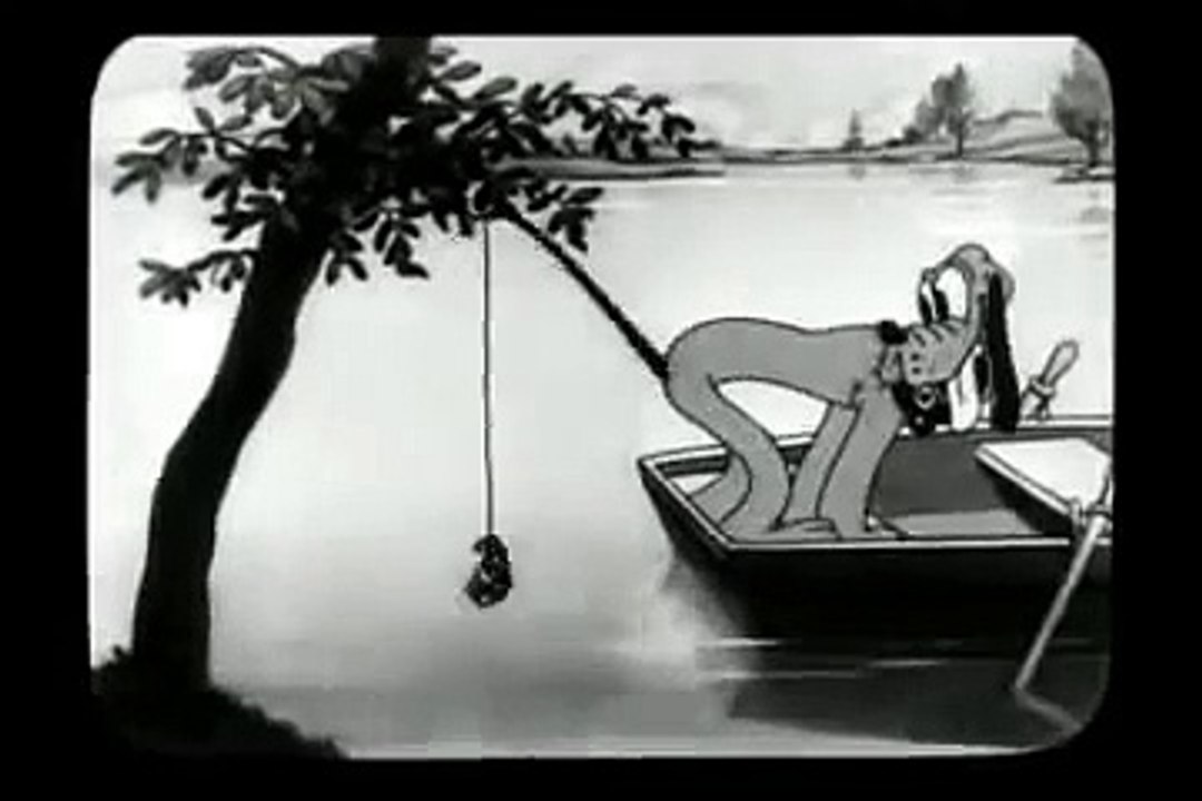Mickey Mouse Pluto Fishin' Around 1931
