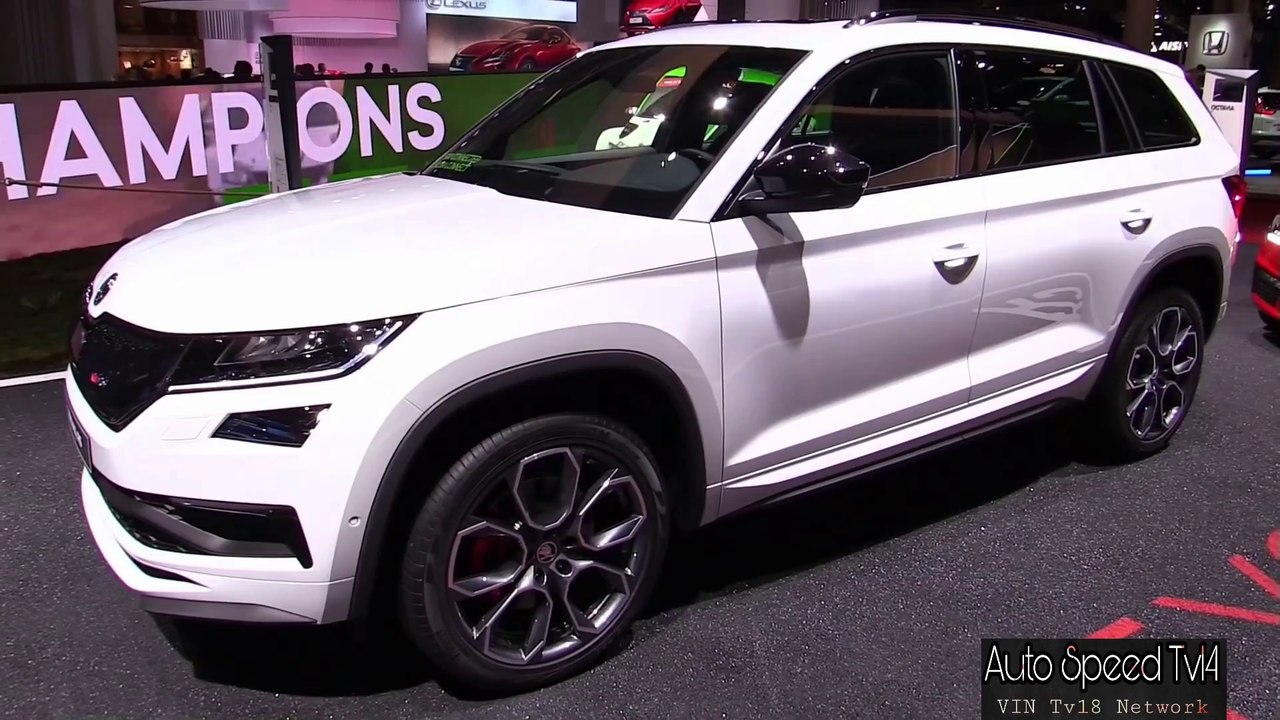 2019 Skoda Kodiaq RS - Exterior and Interior Walkaround - Debut at 2018 Paris Motor Show