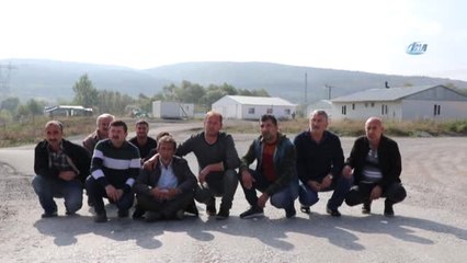 Maaşlarını Alamadıklarını İddia Eden İşçiler Oturma Eylemi Yaptı