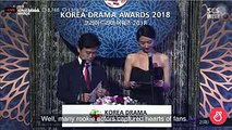 Cha Eun Woo won “The Rookie Actor Award “ at Korean Drama Awards 2018 (Acceptance Speech) (1)
