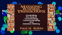 Best product  Managing Business Transactions: Controlling the Cost of Coordinating, Communicating