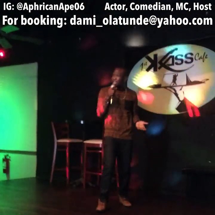 AphricanApe LIVE on stage (opening for Michael Blackson)
