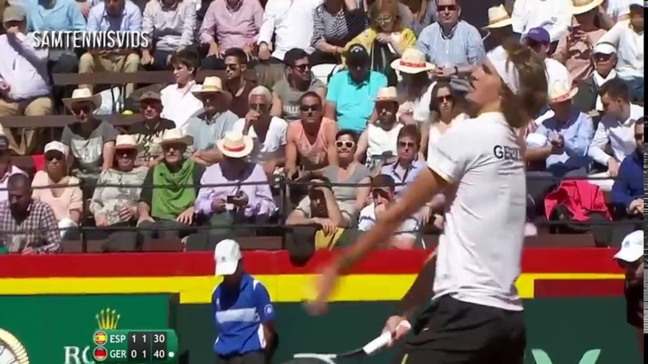Rafael Nadal (ESP) Vs Alexander Zverev (GER) - Davis Cup 2018 QF (Highlights HD)