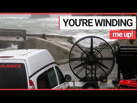 Film Crew Bring Wind Machine to Filming Location as Storm Callum Blasts the Area! | SWNS TV
