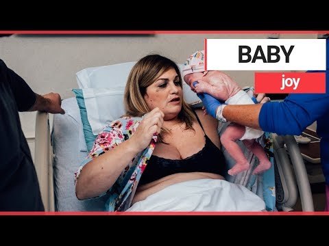 Woman becomes mother after best friend gives birth to her baby | SWNS TV