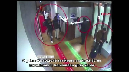 Kaşıkçı'nın Suudi Konsolosluğuna Girişi Tekrar