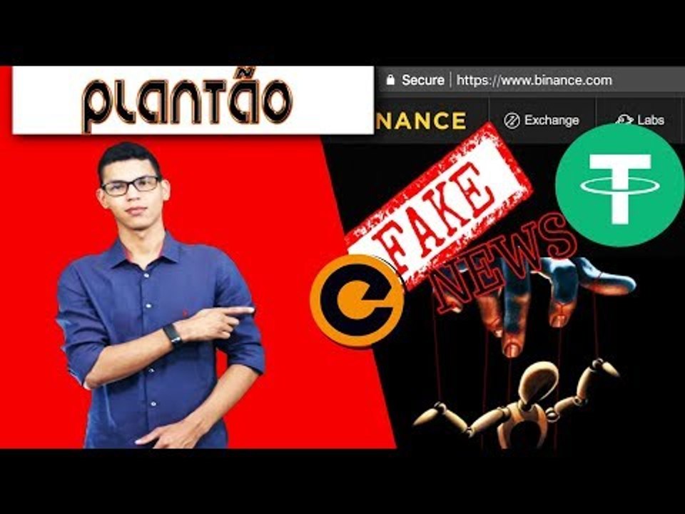 PUMP NO MERCADO DE CRIPTMOEDAS: Manipulação, Fake News Binance Delista Tether (USDT) #NoticiaFalsa