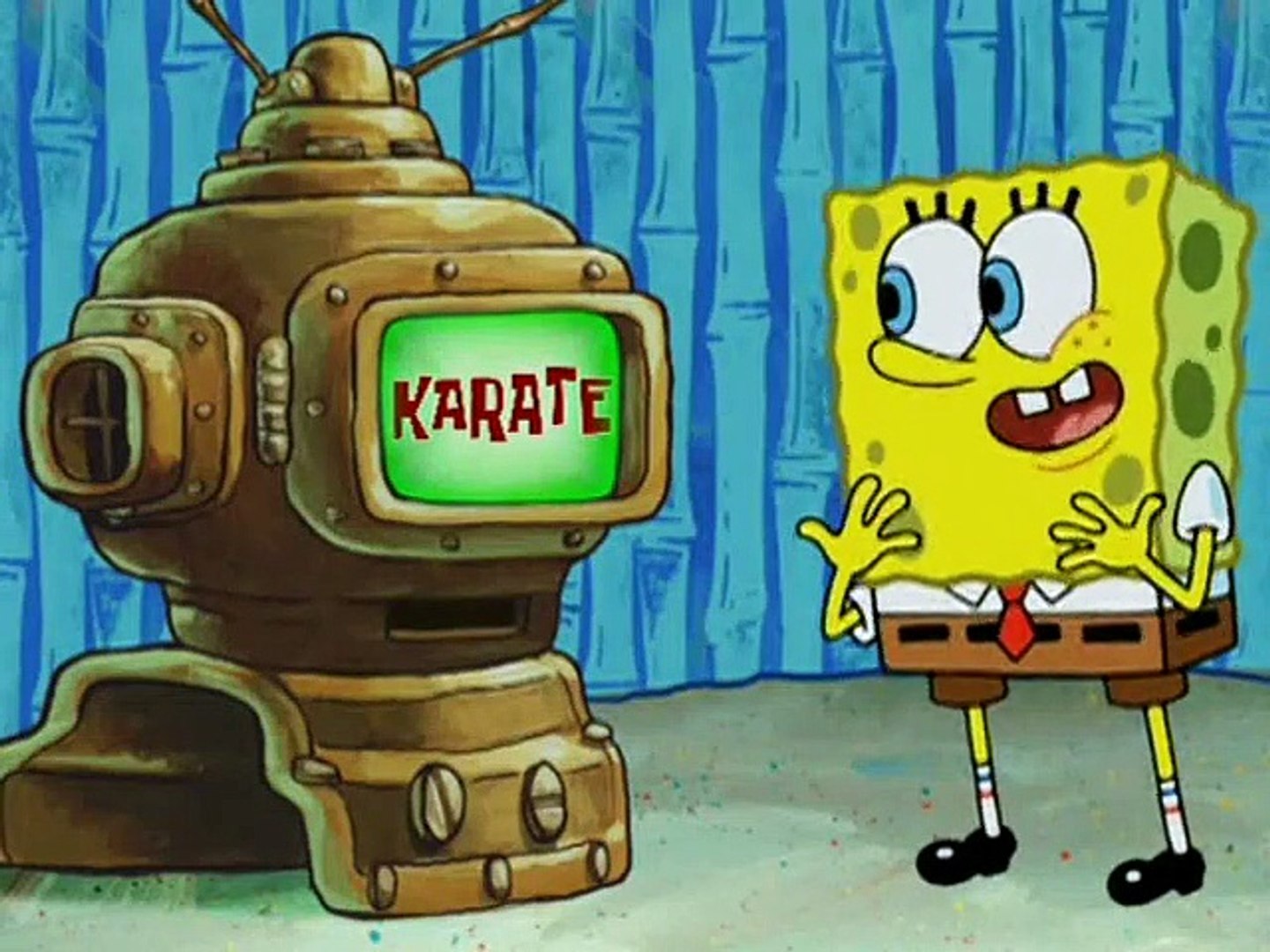 Spongebob Karate Isola Sopracciglio SpongeBob SquarePants Karate