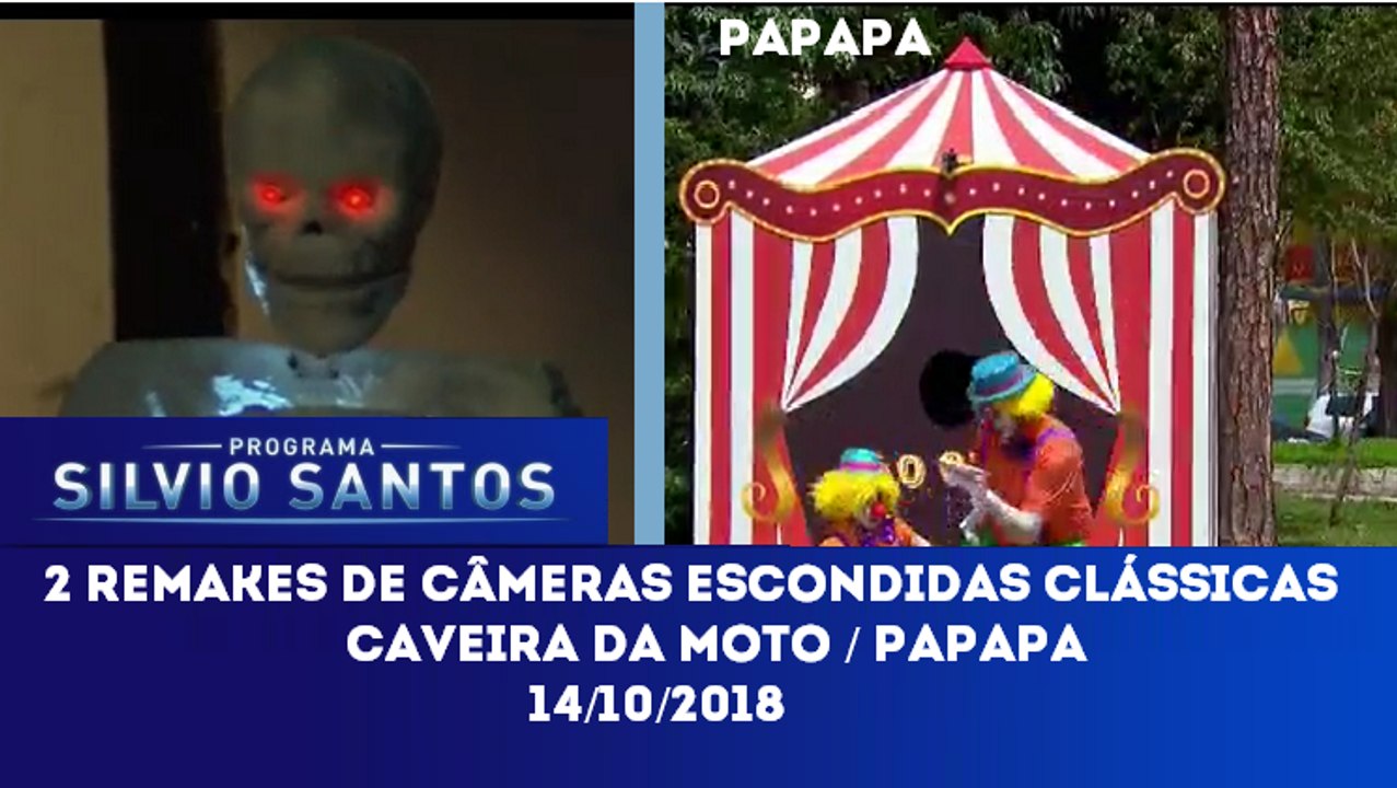 Programa Silvio Santos (14/10/2018) - 2 Remakes de Câmeras Escondidas clássicas | SBT