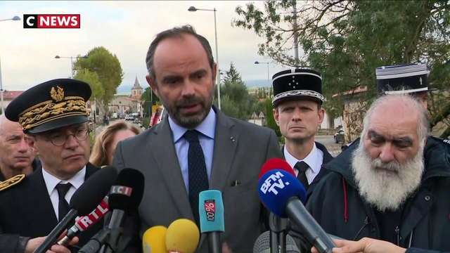 Edouard Philippe annonce une procédure de catastrophe naturelle accélérée dans l’Aude