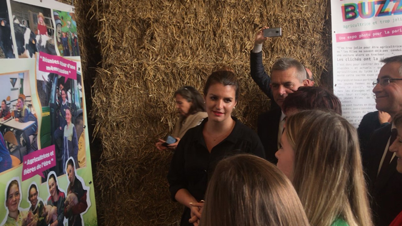 Marlène Schiappa au lycée du Gros-Chêne