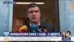 Inondations dans l'Aude: le maire de Trèbes évoque un bilan d'