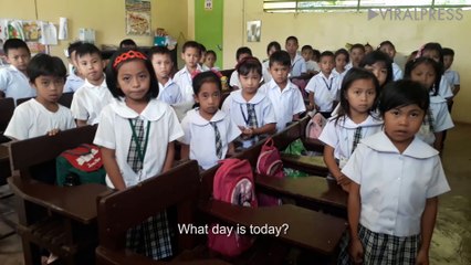 Pupils Give VERY Enthusiastic Good Morning Welcome