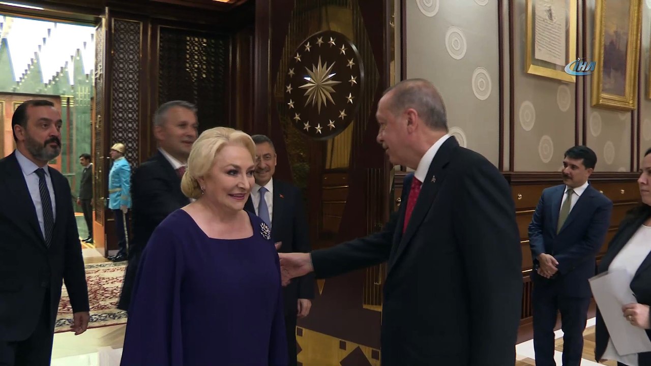Cumhurbaşkanı Erdoğan, Romanya Başbakanı Viorica Dancila’yı kabul etti